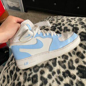 Baby Blue Air Jordans Women 8 1/2